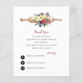 私の小さな名刺をサポートしてくれてありがとう (裏面)