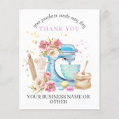 私の小さな名刺をサポートしてくれてありがとう (正面)