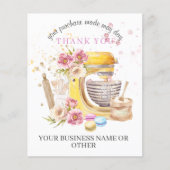 私の小さな名刺をサポートしてくれてありがとう (正面)