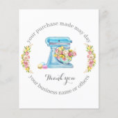 私の小さな名刺をサポートしてくれてありがとう (正面)