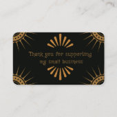 私の小さな名刺をサポートしてくれてありがとう 名刺 (正面)