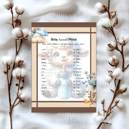 私の小さな子羊の赤ん坊の動物の試合 レターヘッド