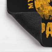 私の小さな怪物は爪猫を不気味持つ マウスパッド (コーナー)