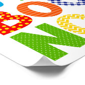 私の小さな本の読隅のポスター ポスター (角)