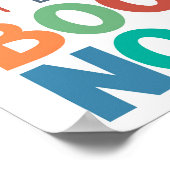 私の小さな本の読隅のポスター ポスター (角)