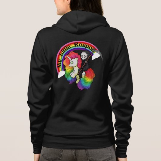 私の小さな死神 パーカ (裏面)