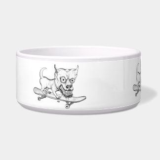 私の小さな素敵な犬 – 鉛筆スケッチ ボウル