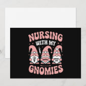 私の小人たちと看護 小人の看護師生活 バレンタイン シーズンカード (正面/裏面)