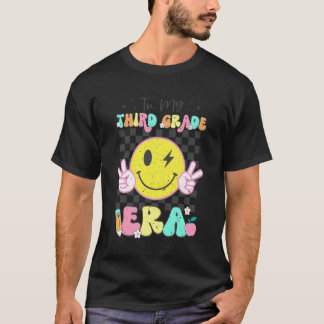 私の小学3年生時代 バックトゥスクール 笑顔の顔 T Tシャツ