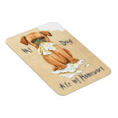 私の小柄なブラバン食べコン私の宿題 マグネット (右側)