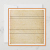 私の小羊 サンキューカード (裏面)