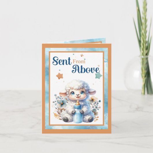 私の小羊 サンキューカード (正面)