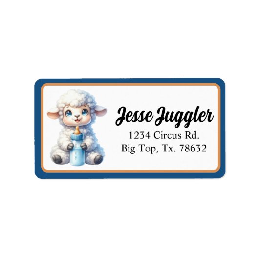 私の小羊 ラベル (正面)