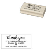 私の小規模企業のウェブサイトをサポートしてくれてありがとう ラバースタンプ (押印)