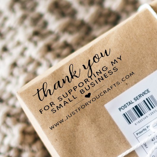 私の小規模企業のウェブサイトをサポートしてくれてありがとう ラバースタンプ