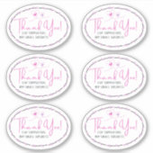 私の小規模企業をサポートしてくれてありがとう シール (正面)