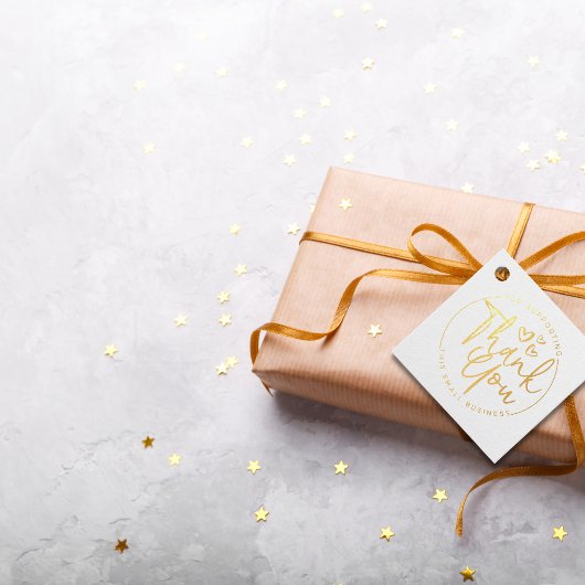 私の小規模企業をサポートしてくれてありがとう フェイバータグ