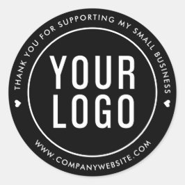 私の小規模企業をサポートしてくれてありがとう ラウンドシール