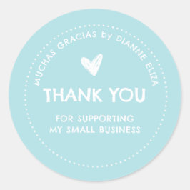 私の小規模企業をサポートしてくれてありがとう ラウンドシール