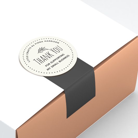 私の小規模企業をサポートしてくれてありがとう ラウンドシール