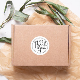 私の小規模企業をサポートしてくれてありがとう ラウンドシール