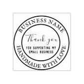 私の小規模企業をサポートしてくれてありがとう ラバースタンプ (インプリント)