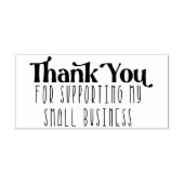 私の小規模企業をサポートしてくれてありがとう ラバースタンプ (インプリント)