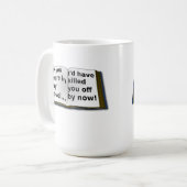 私の小説マグ コーヒーマグカップ (正面左)