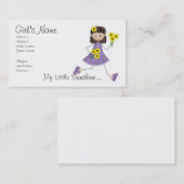 私の少し日光のお母さんカード コーリングカード (正面/裏面)