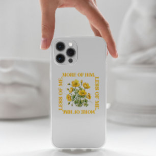私の少ない。より多くの彼の黄色の花iPhoneケース iPhone 11 ケース