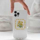 私の少ない。より多くの彼の黄色の花iPhoneケース Case-Mate iPhoneケース