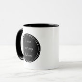 私の就寝時間のコーヒー・マグを過ぎて読まれるかわいいI マグカップ (正面左)