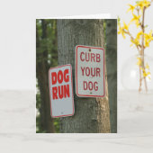 私の尾の追跡 カード (黄色い花)