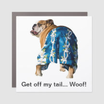 私の尾をオフにする – カーマグネット