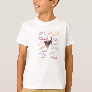 私の尾ワイシャツを振って下さい Tシャツ