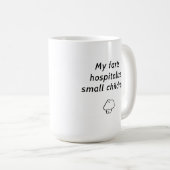 "私の屁入院させます小さい子供"を コーヒーマグカップ (正面右)