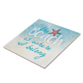 私の居場所はビーチのサンゴのヒトデ タイル (側面)