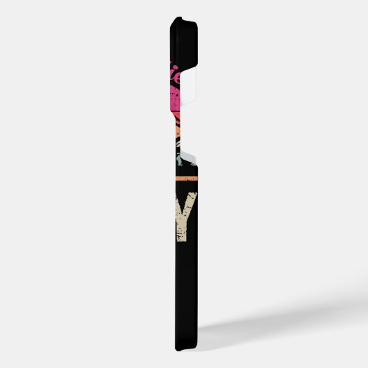 私の山お気に入りののサイクリング仲間は私をママと呼ぶ iPhoneケース (左側面)