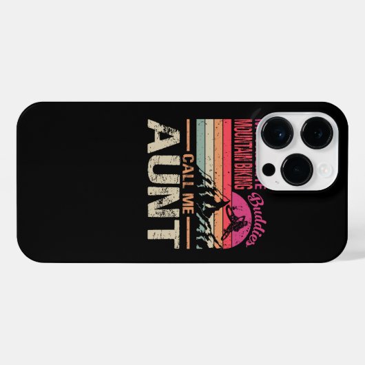 私の山お気に入りののサイクリング仲間は私を叔母Vと呼ぶ iPhoneケース (裏面横)