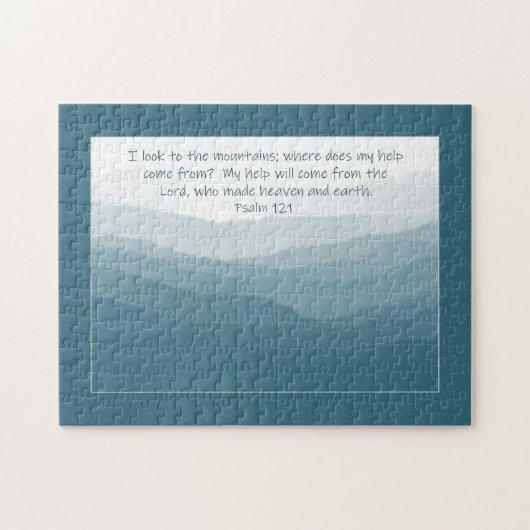 私の山救済のブルーリッジパズルから ジグソーパズル (横)