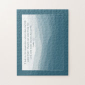 私の山救済のブルーリッジパズルから ジグソーパズル (縦)