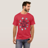 私の岩石コレクション イシェ・シスト 地質学者 ファミリー Tシャツ (正面フル)