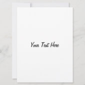 私の巨人バレンタイン·カードである 招待状 (裏面)