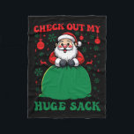 私の巨大なサックをチェックアウトSanta Christmas 2024 Holida フリースブランケット<br><div class="desc">チェックアウト私の巨大なサックSanta Christmas 2024休日</div>