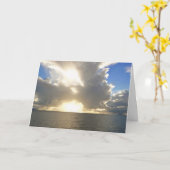 私の希望は彼から…来ます カード (黄色い花)