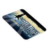 「私の希望は更新される」モチベーション肯定フレキシ マグネット (右側)