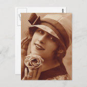 私の帽子が好き ポストカード (正面/裏面)