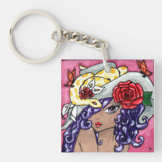 "私の帽子はすばらしいです! "キーホルダー キーホルダー