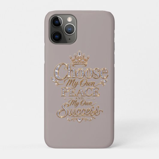 私の平和と成功を自分で選ぶ Case-Mate iPhoneケース (裏)