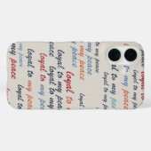 私の平和に忠実 iPhone 16ケース Case-Mate iPhoneケース (裏面 (横))
